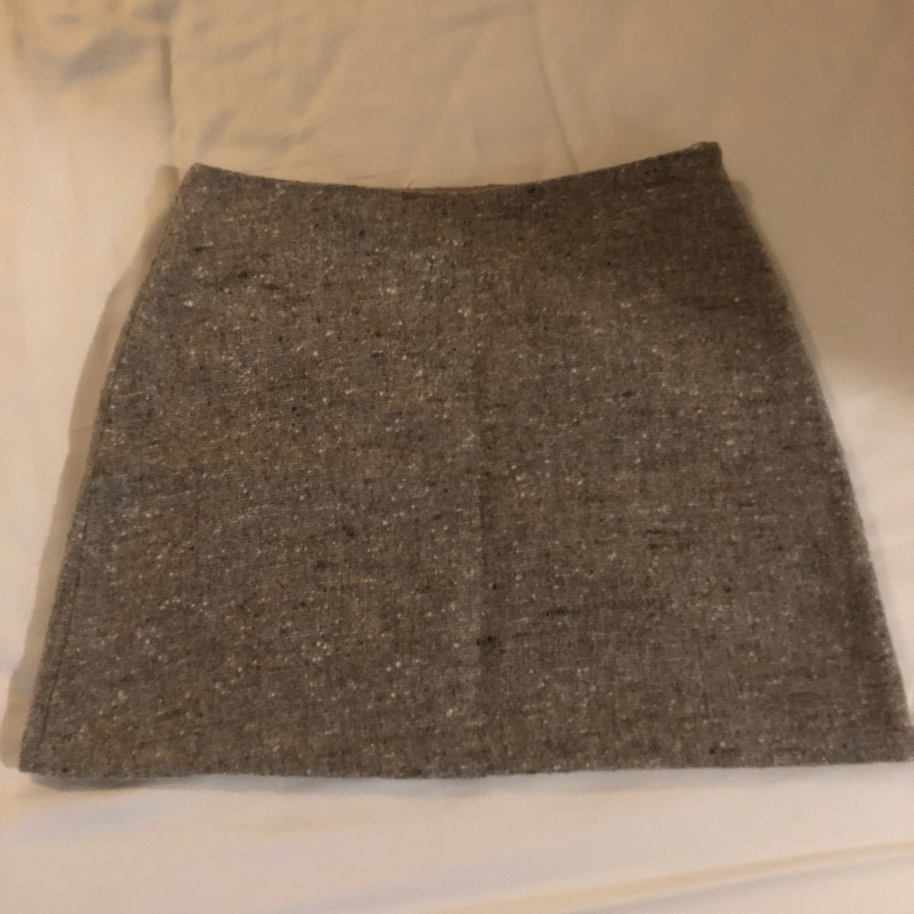 J Crew Wool Mini Skirt, Size 6